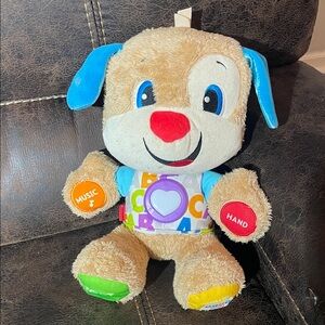 Interactive Plush Puppy Toy with Music and Lights